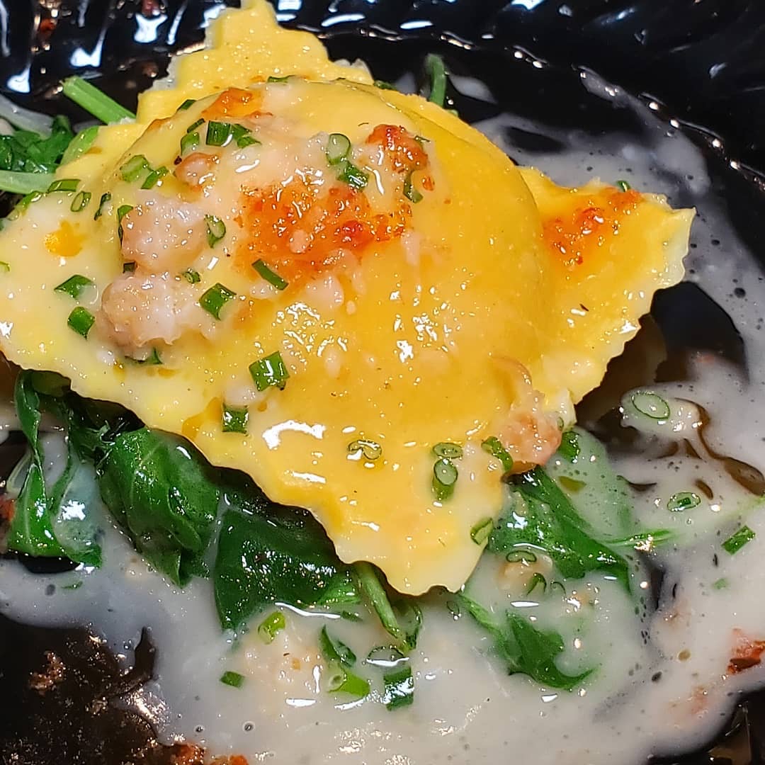 PR lobster crab ravi Pasta Rea